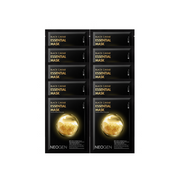 ProtoClinical k-beauty NEOGEN Black Caviar Essential Mask 23ml x 10ea single vertical sheet mask pack with a dark center panel on a light background