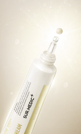ProtoClinical k-beauty NEOGEN SUR.MEDIC+ Perfection 100 All In One Facial Eye Cream 35ml single upright eye cream package on a pale yellow and white background