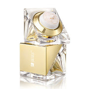 ProtoClinical k-beauty beige beauty product silhouette with pale green side tones on a light background.