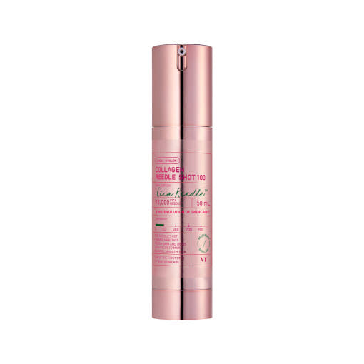 ProtoClinical k-beauty dark beauty product with pale side accents on a light background.