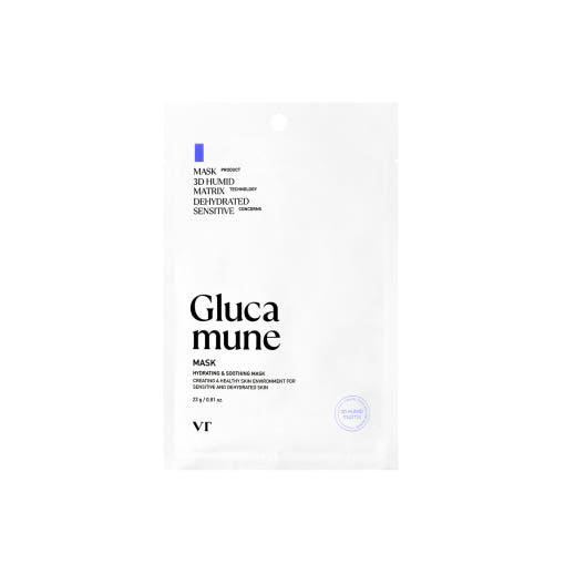 ProtoClinical k-beauty VT Glucamune Mask 23g X 10ea single sheet mask package