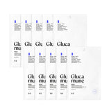 ProtoClinical k-beauty VT Glucamune Mask 23g X 10ea single sheet mask package