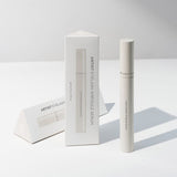ProtoClinical k-beauty JUNGSAEMMOOL Artist Eyelash Serum 10g (2type) soft sage and beige beauty graphic with layered rectangular forms on a light background.
