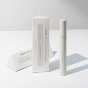 ProtoClinical k-beauty JUNGSAEMMOOL Artist Eyelash Serum 10g (2type) soft sage and beige beauty graphic with layered rectangular forms on a light background.