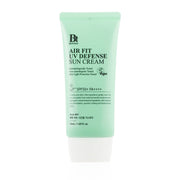 ProtoClinical k-beauty Benton Air Fit UV Defense Sun Cream SPF 50+ PA++++ 50ml single upright sun cream package centered on a light background.