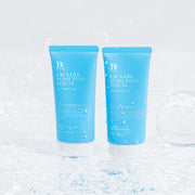 Benton Cica Gel Sunscreen Serum 50ml by ProtoClinical presented in a clean skincare visual on a white background, highlighting the sunscreen serum package for a k-beauty sun care routine.