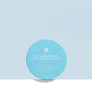 BENTON Cica Moisture Sun Cream Cushion 15g by ProtoClinical presented in a clean product visual on a white background, highlighting the compact case and label for a k-beauty sun care routine.