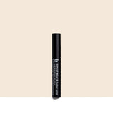 ProtoClinical k-beauty Benton Honest Black Eyelash Serum 8ml open black eyelash serum tube with a curved wand brush beside the bottle on a soft gray background