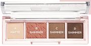 ProtoClinical k-beauty MISSHA Day Vibe Palette 3g (3type) single square eyeshadow palette packshot in a front-facing layout