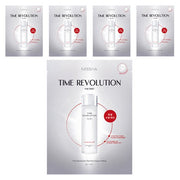 ProtoClinical k-beauty MISSHA Time Revolution The First Essence Mask 30g X 5ea two tall pale gray mask packets side by side on a light background
