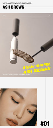 ProtoClinical k-beauty [TOO COOL FOR SCHOOL] Artclass Brow Designing Shaper 4ml single slim brow tube centered upright on a light neutral background
