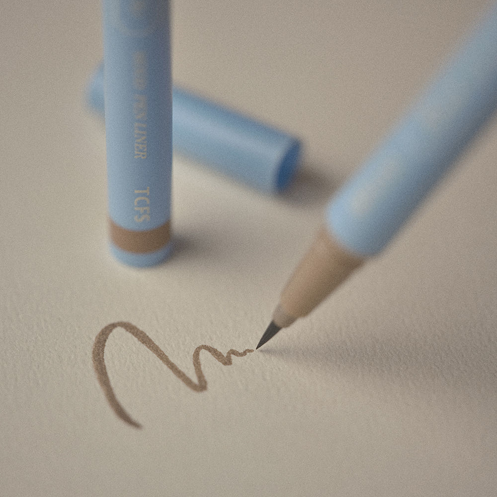 ProtoClinical k-beauty [TOO COOL FOR SCHOOL] Artclass Mood Pen Liner 0.6ml (5 Colors) single pen liner package standing upright with a centered layout on a light background