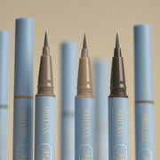 ProtoClinical k-beauty [TOO COOL FOR SCHOOL] Artclass Mood Pen Liner 0.6ml (5 Colors) multiple slim pen-liner packages standing side by side in blue-gray and cream tones on a pale background