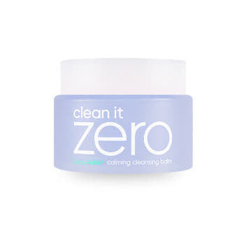 ProtoClinical k-beauty BANILA CO Clean it Zero Calming Cleansing Balm 100ml single cleansing balm jar packaging centered on a white background.