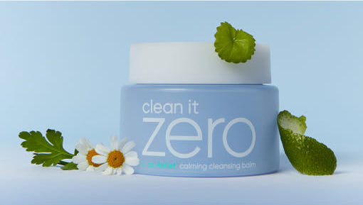 ProtoClinical k-beauty BANILA CO Clean it Zero Calming Cleansing Balm 100ml single cleansing balm jar package on a white background