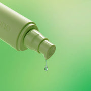 ProtoClinical k-beauty [MANYO FACTORY] Our Vegan Heartleaf Moisture Calming Essence 70ml with an olive and mint graphic, a soft brown center, and a darker left panel on a light background
