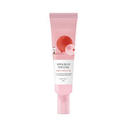 ProtoClinical k-beauty slim warm beige beauty product silhouette with pale blue side accents on a light background.