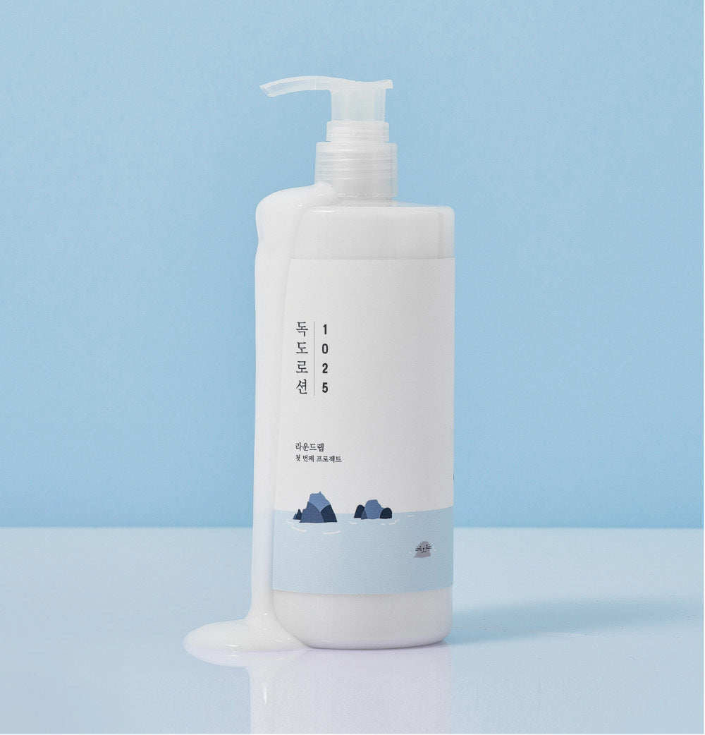 ProtoClinical k-beauty abstract beauty graphic with a pale blue field on a light background.