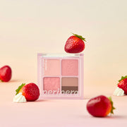 ProtoClinical k-beauty peripera Ink Pocket Shadow Palette 1.6gx4 single square eyeshadow palette packshot in a front-facing layout
