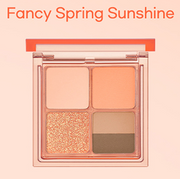 ProtoClinical k-beauty peripera Ink Pocket Shadow Palette 1.6gx4 single square eyeshadow palette packshot in a front-facing layout