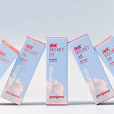 ProtoClinical k-beauty peripera Ink Velvet 4g [Peri's Color Center] lip tint product shown as a square packshot with pink tint details on a clean light background