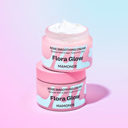 ProtoClinical k-beauty magenta beauty product silhouette on a pastel background.