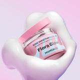 ProtoClinical k-beauty pastel beauty visual with pink and lavender tones on a light background.
