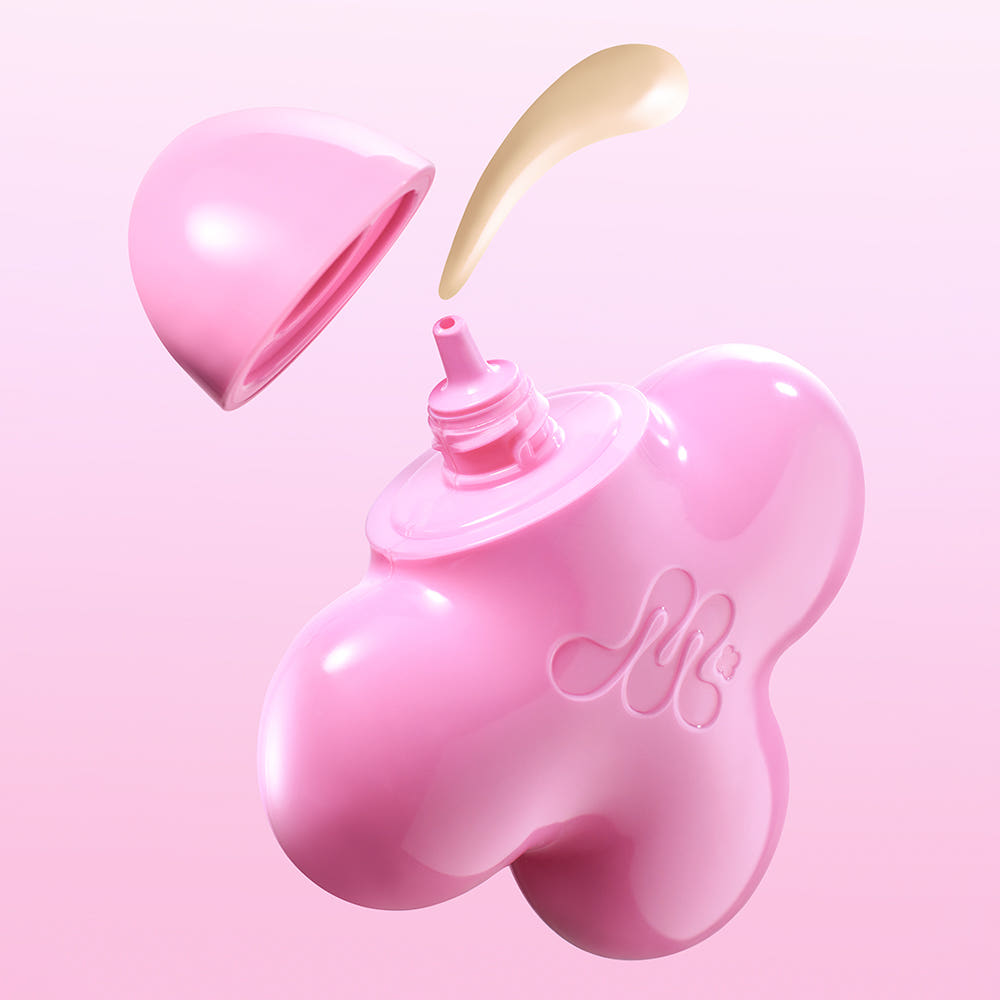 ProtoClinical k-beauty rose beauty product detail with a stronger pink lower edge on a rose-toned background.