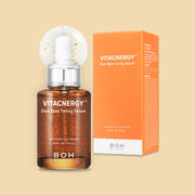 ProtoClinical k-beauty warm peach beauty product collage with a darker beige accent on a light background.