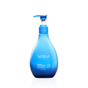 ProtoClinical k-beauty tall blue skincare product on a clean white background.