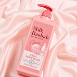 BIOKLASSE MILK BAOBAB CERA Body Wash 1200ml #Flora Bouquet by ProtoClinical shown in body wash packaging on a clean background for a k-beauty body care routine.
