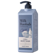 BIOKLASSE MILK BAOBAB CERA Body Wash 1200ml #White Musk by ProtoClinical shown in body wash packaging on a clean background for a k-beauty body care routine.