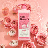 ProtoClinical k-beauty BIOKLASSE MILK BAOBAB CERA Hair Shampoo 1200ml #Peony Musk in a single shampoo bottle packshot on a white background