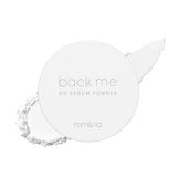 ProtoClinical k-beauty rom&nd Back Me No Sebum Powder 5g single pale gray powder package centered on a light background