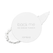 ProtoClinical k-beauty rom&nd Back Me No Sebum Powder 5g single pale gray powder package centered on a light background