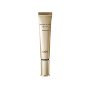 ProtoClinical k-beauty IOPE Super Vital Eye Cream 25ml slim beige eye cream packaging centered on a pale pink and lavender background