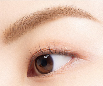 ProtoClinical k-beauty BANILA CO Smudge Out Detail Browcara 4g single slim brown browcara tube centered on a pale beige background with soft side shading