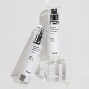 ProtoClinical k-beauty IOPE Bright Dark Spot Essence 45ml gray essence bottle on a clean white background