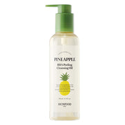 ProtoClinical k-beauty SKINFOOD Pineapple BHA Peeling Cleansing Oil 200ml single cleansing oil bottle on a clean light background with visible front label details