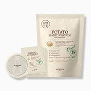 ProtoClinical k-beauty SKINFOOD Potato Madecassoside Soothing Pad 135g/30ea (Refill) single pale yellow refill pouch with an olive right panel on a light background.