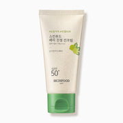ProtoClinical k-beauty SKINFOOD Berry Soothing Sun Cream SPF50+ PA++++ 50ml single sun cream packaging on a clean white background
