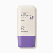 ProtoClinical k-beauty SKINFOOD Berry Moisturizing Sun Cream SPF50+ PA++++ 50ml single sun cream packaging on a clean white background