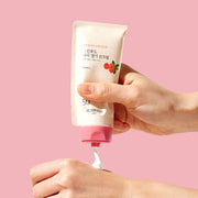 ProtoClinical k-beauty SKINFOOD Berry Glowing Sun Cream SPF50+ PA++++ 50ml single sun cream packaging shown in a centered square packshot.