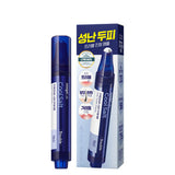 ProtoClinical k-beauty Dr.G DoopiLab Cool Salt Scalp Trouble Ampoule 15ml shown as a tall lavender bottle silhouette with soft cream side accents on a light background