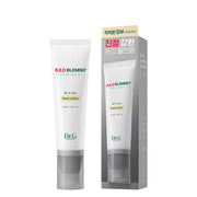 ProtoClinical k-beauty Dr.G RED BLEMISH For Men All In One Tone Lotion 50ml shown as a deep blue bottle silhouette with a pale center on a light background