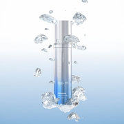 ProtoClinical k-beauty Dr.G RTX INTO SERUM Hyalshot 50ml shown as a pale white bottle silhouette with soft blue lower accents on a light background
