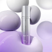 ProtoClinical k-beauty Dr.G RTX INTO SERUM Peptishot 50ml in a single upright serum bottle silhouette with a soft purple center, muted sage upper tones, and a light background