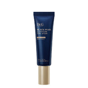 ProtoClinical k-beauty Dr.G BLACK SNAIL GLUTATHIONE TONE UP SUN SPF50+ PA++++ 50ml single sunscreen tube centered on a light background.
