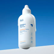 ProtoClinical k-beauty Dr.G Dermoisture Barrier.D Liquid Toner 200ml shown as a blue product silhouette with a lighter center on a cool blue background.