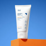 ProtoClinical k-beauty Dr.G Dermoisture Barrier.D Intensive Cream 100ml shown as a blue product close-up with a pale gray center and deeper blue edges.